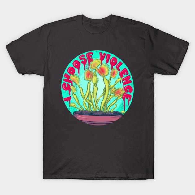 Venus Fly Trap T-Shirt by LVBart